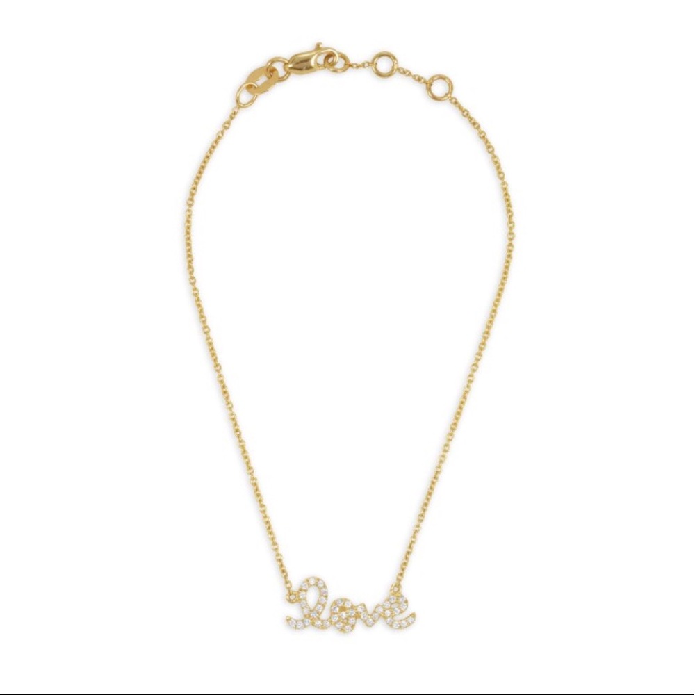MOTHER’S DAY! Sydney Evan gold & pave diamond bracelet